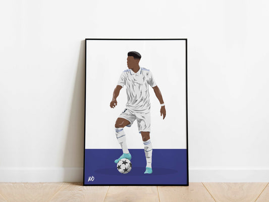 Aurelien Tchouameni Real Madrid Poster - KDDesigns6