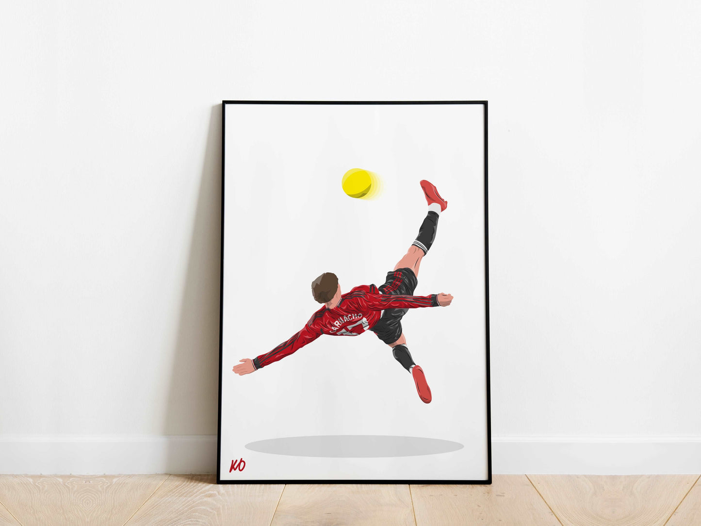 Alejandro Garnacho Manchester United Poster - KDDesigns6