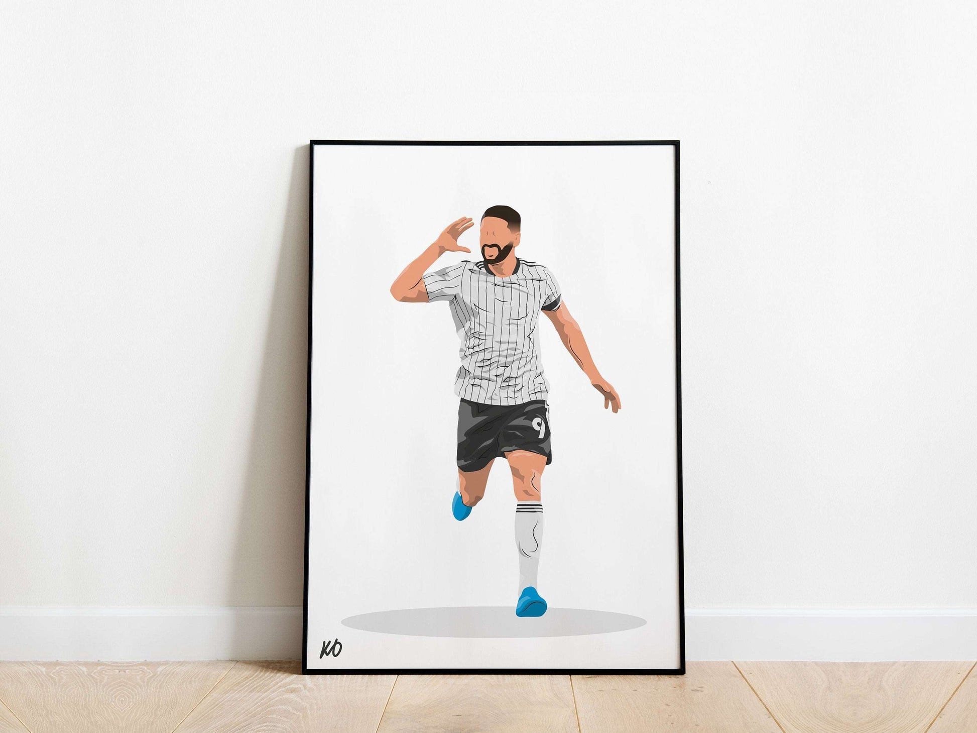 Aleksandar Mitrovic 21/22 Fulham FC Poster - KDDesigns6