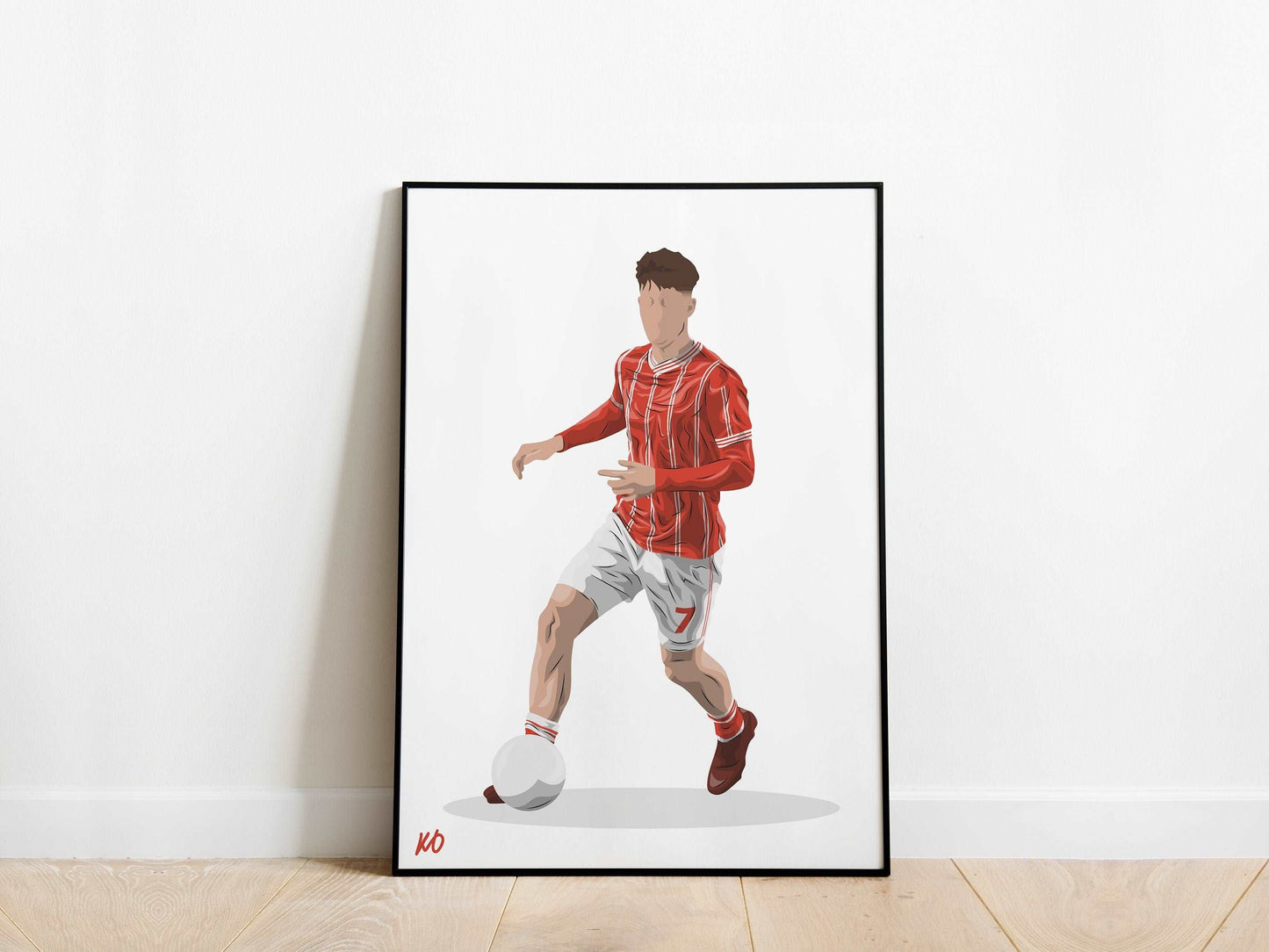 Alex Scott Bristol City Poster - KDDesigns6