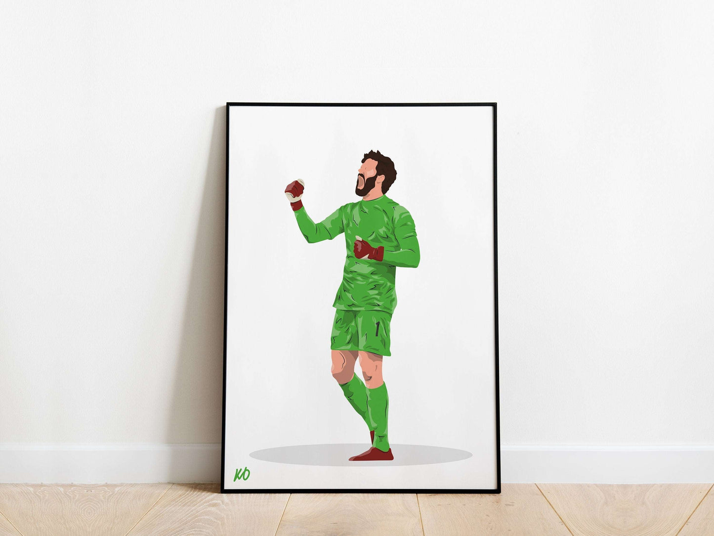 Alisson Becker Liverpool Poster - KDDesigns6
