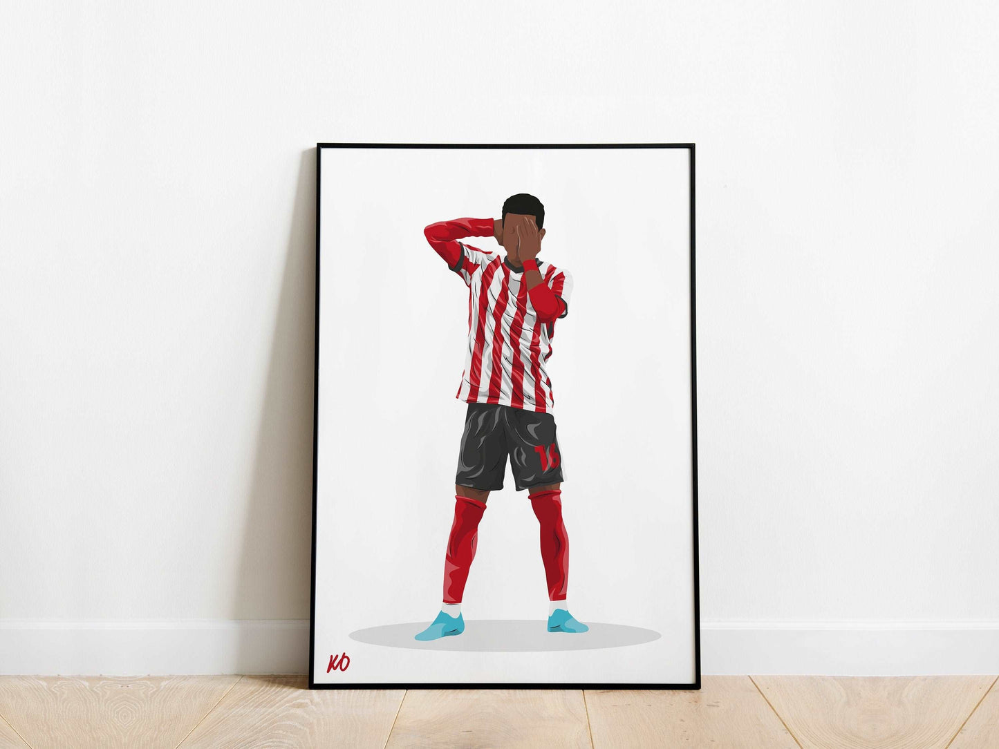 Amad Diallo Sunderland AFC Poster - KDDesigns6