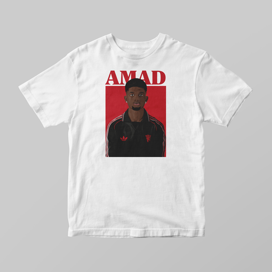 Amad Diallo Manchester United Graphic T-Shirt | Premium Illustrated Tee - KDDesigns6