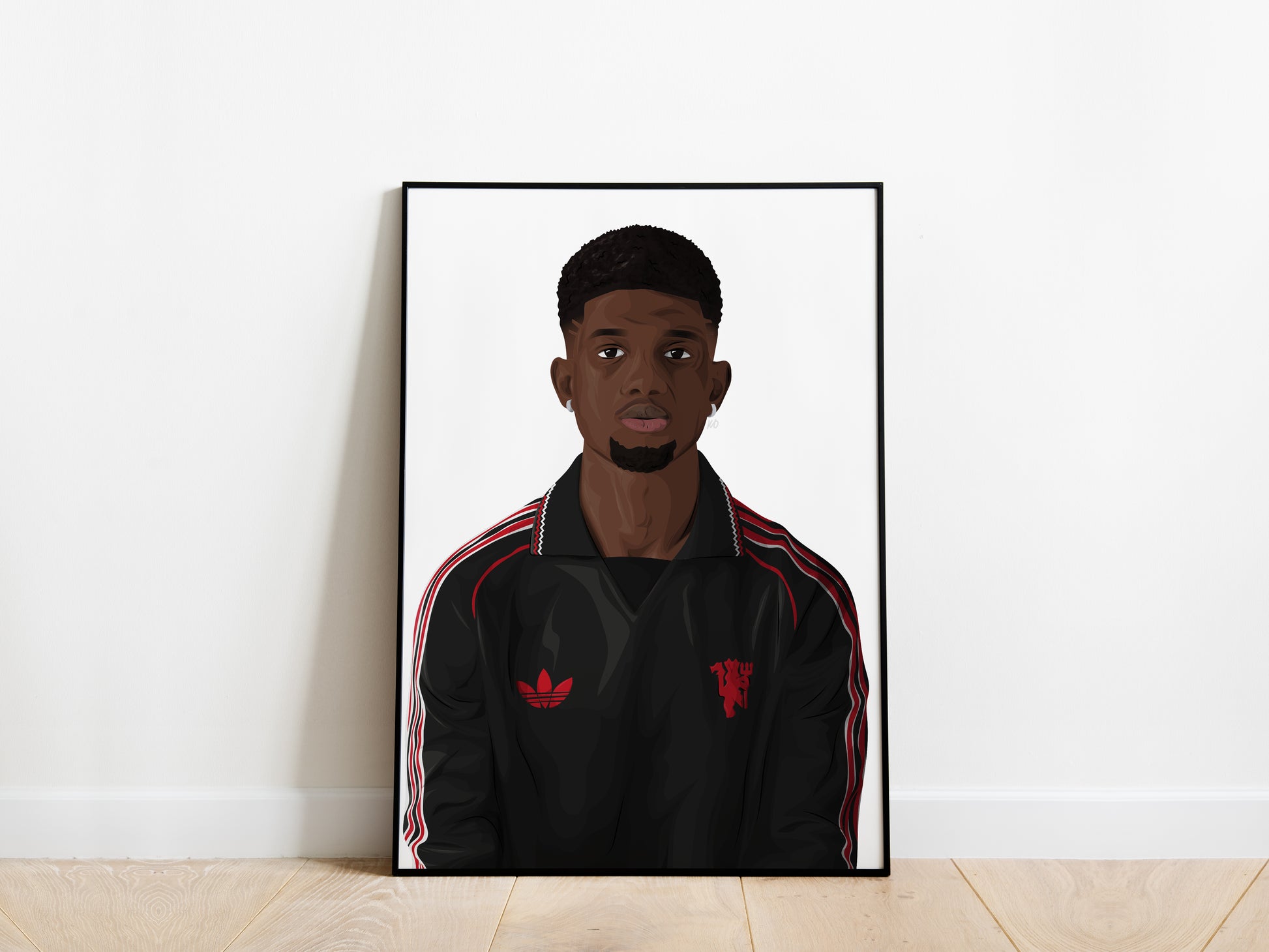 Amad Diallo Portrait Manchester United Poster - KDDesigns6