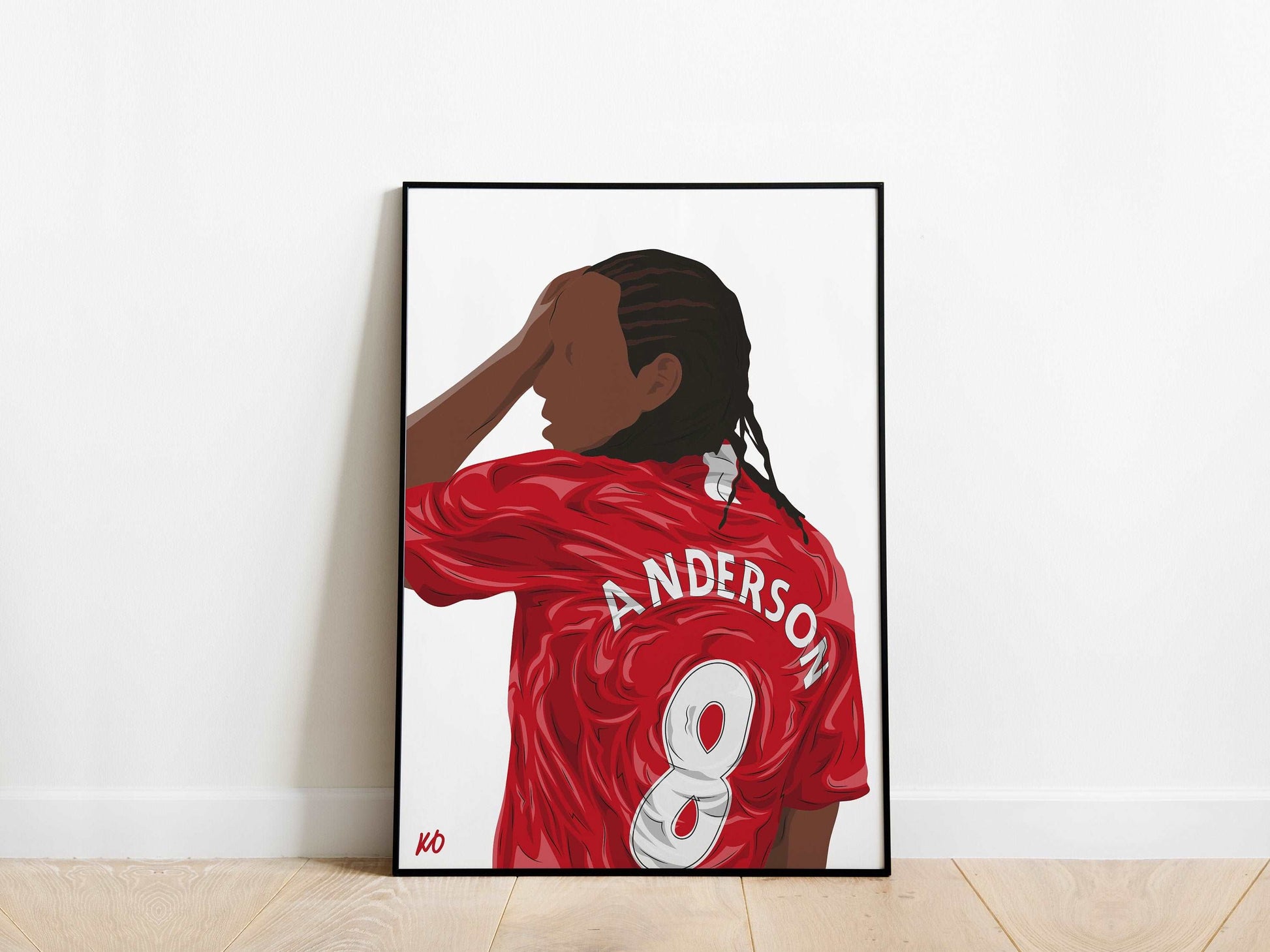 Anderson Manchester United Poster - KDDesigns6