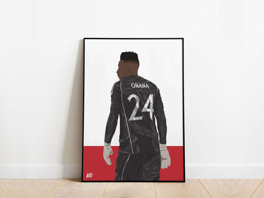 Andre Onana Manchester United Poster - KDDesigns6