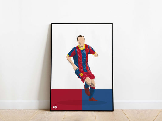 Andres Iniesta Barcelona Poster - KDDesigns6