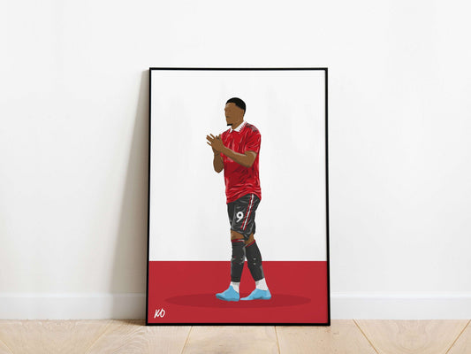 Anthony Martial Manchester United Poster - KDDesigns6