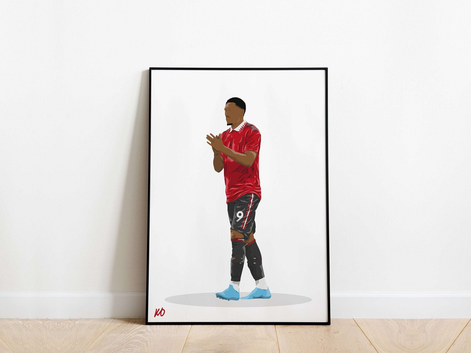 Anthony Martial Manchester United Poster - KDDesigns6