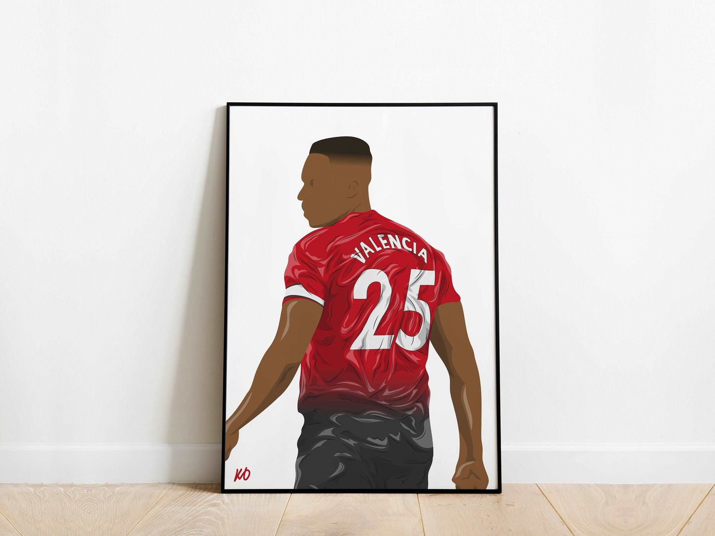 Antonio Valencia Manchester United Poster - KDDesigns6