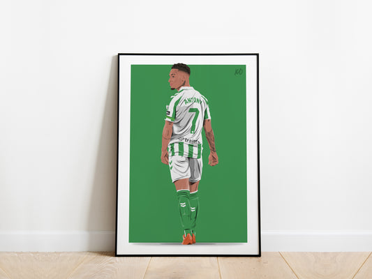 Antony Real Betis Poster - KDDesigns6