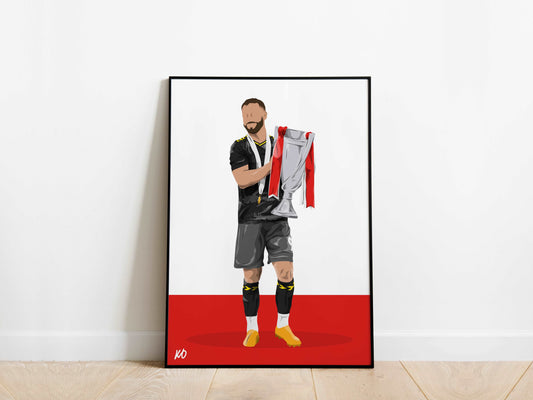 Adam Armstrong Southampton Poster - KDDesigns6