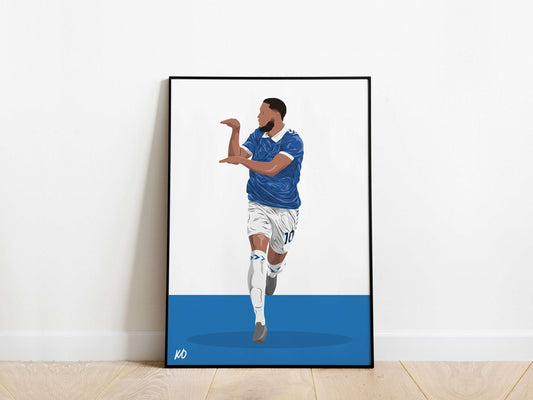 Arnaut Danjuma Everton Poster - KDDesigns6