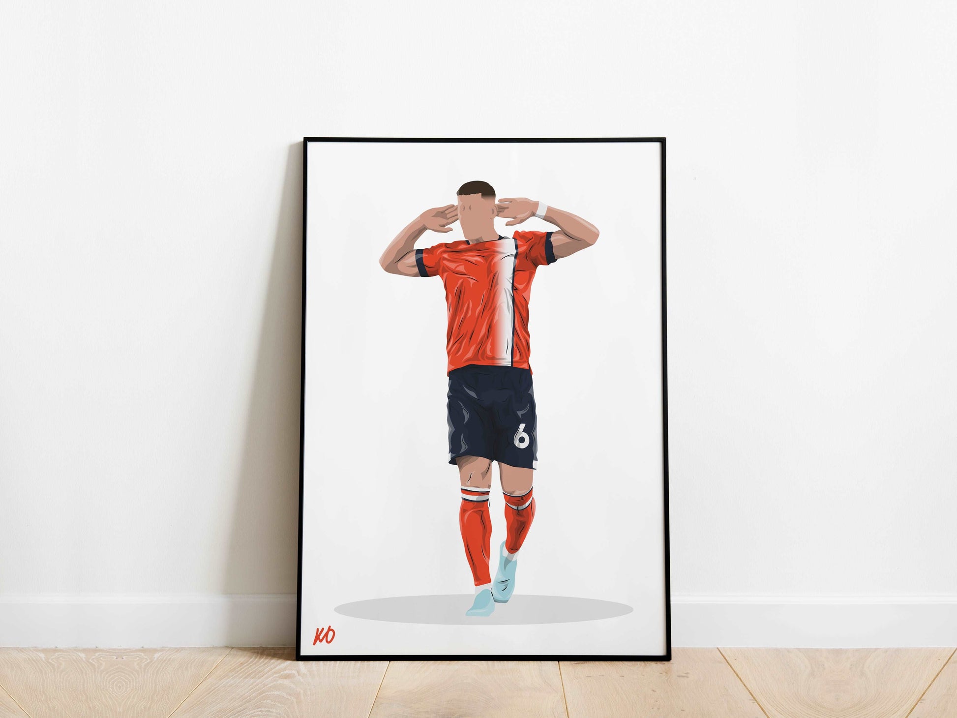 Ross Barkley Luton Town Poster - KDDesigns6