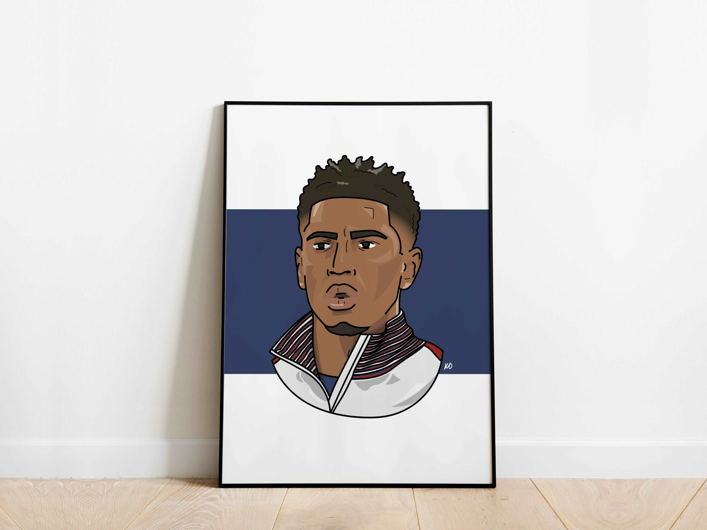 Jude Bellingham Portrait England Poster - KDDesigns6