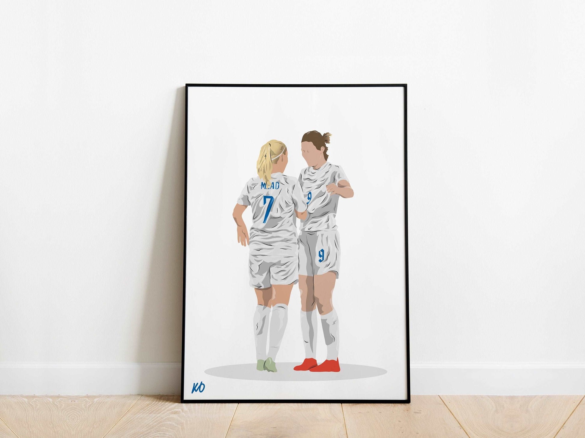 Beth Mead, Ellen White England Womens Poster - KDDesigns6