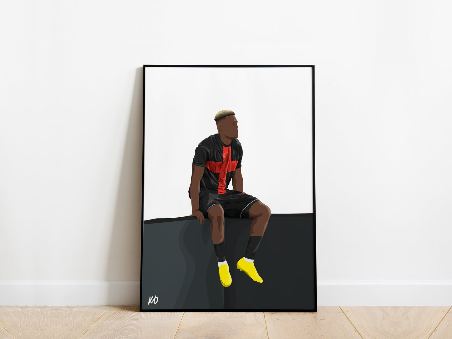 Victor Boniface Bayer Leverkusen Poster - KDDesigns6