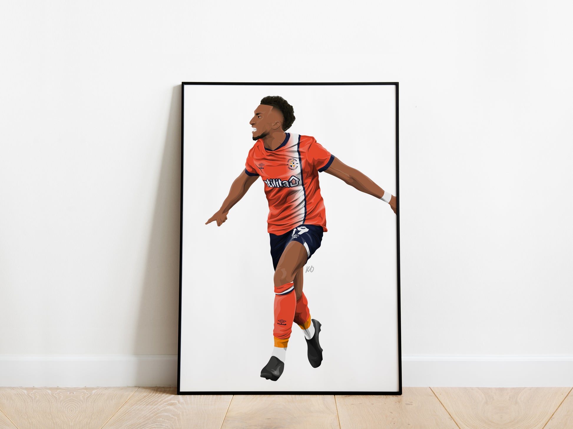 Jacob Brown Luton Town Poster - KDDesigns6