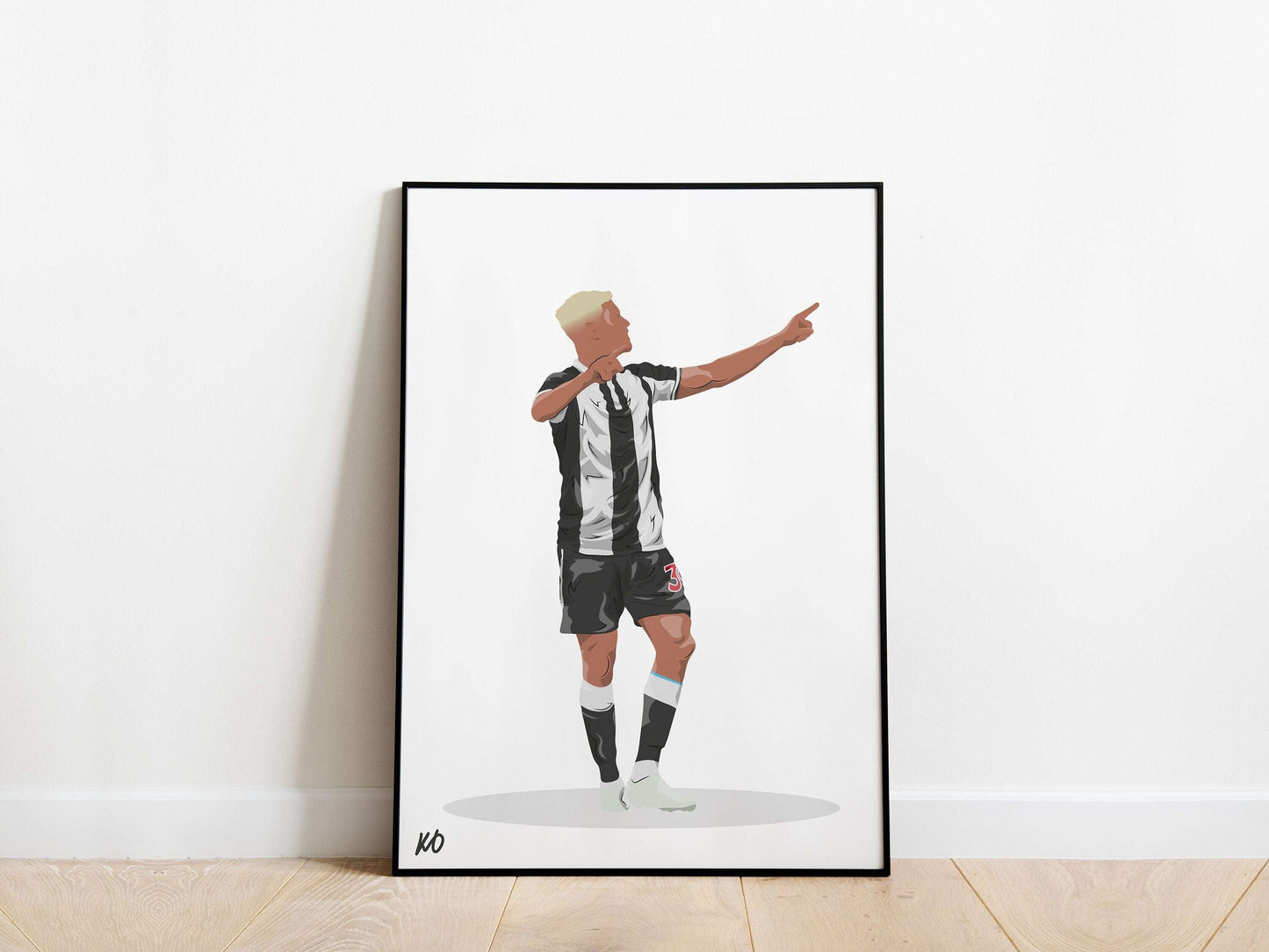 Bruno Guimaraes Newcastle United Poster - KDDesigns6