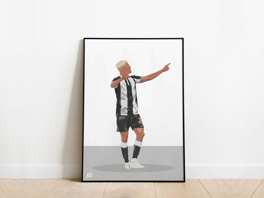 Bruno Guimaraes 21/22 Newcastle United Poster - KDDesigns6