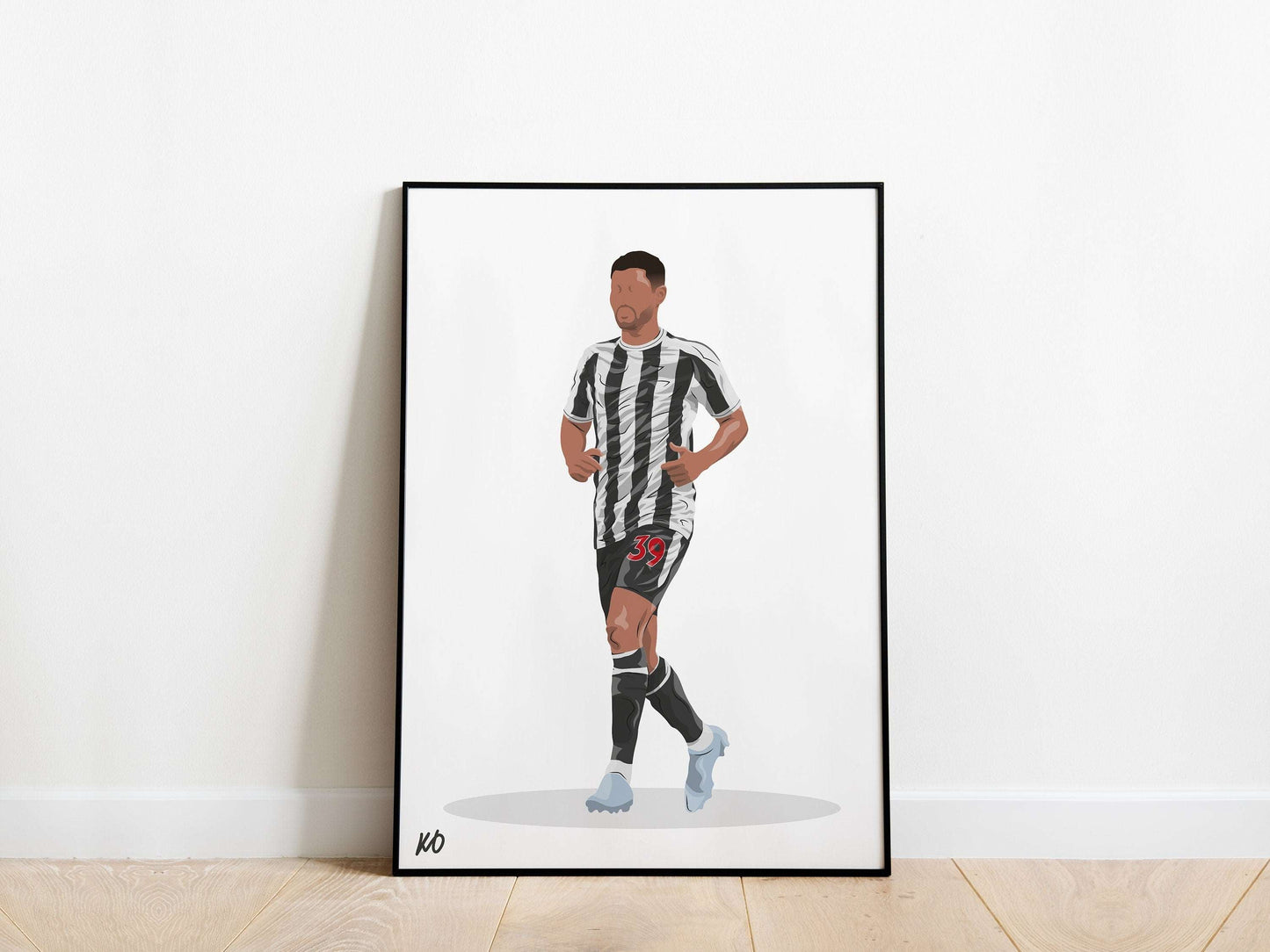 Bruno Guimaraes 22/23 Newcastle United Poster - KDDesigns6