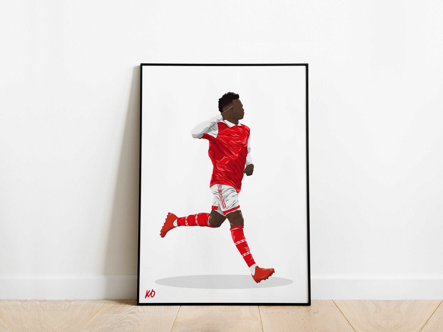Bukayo Saka Celebration Arsenal Poster - KDDesigns6