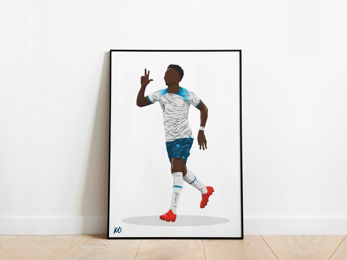 Bukayo Saka England Poster - KDDesigns6