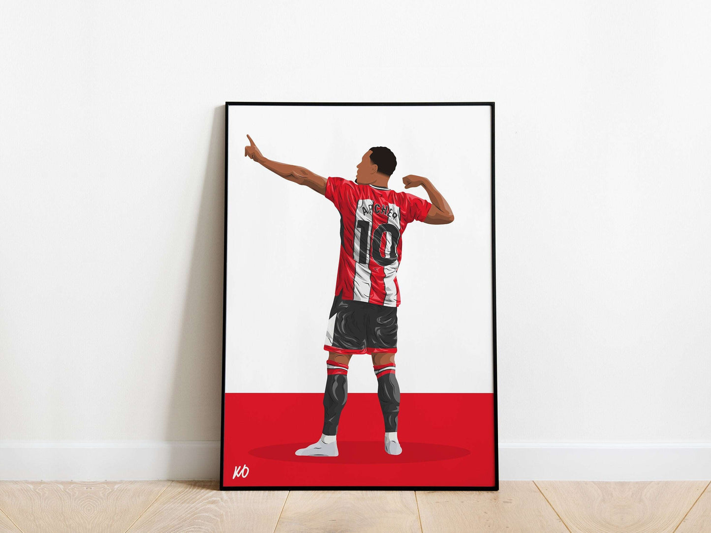 Cameron Archer Sheffield United Poster - KDDesigns6