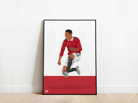 Casemiro Manchester Celebration United Poster - KDDesigns6