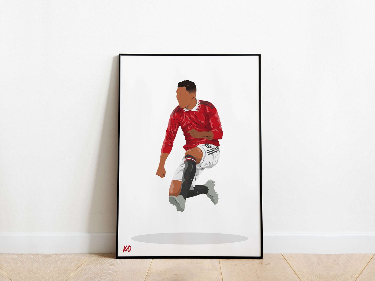Casemiro Manchester Celebration United Poster - KDDesigns6