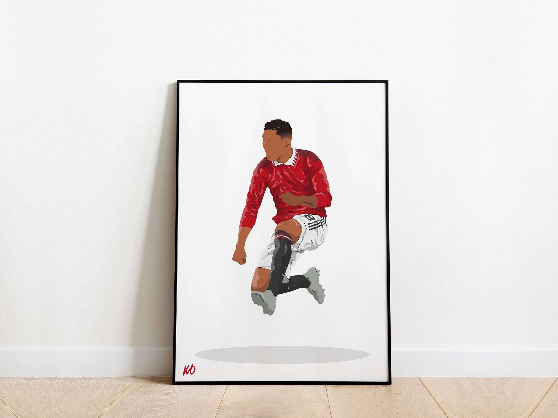 Casemiro Manchester Celebration United Poster - KDDesigns6