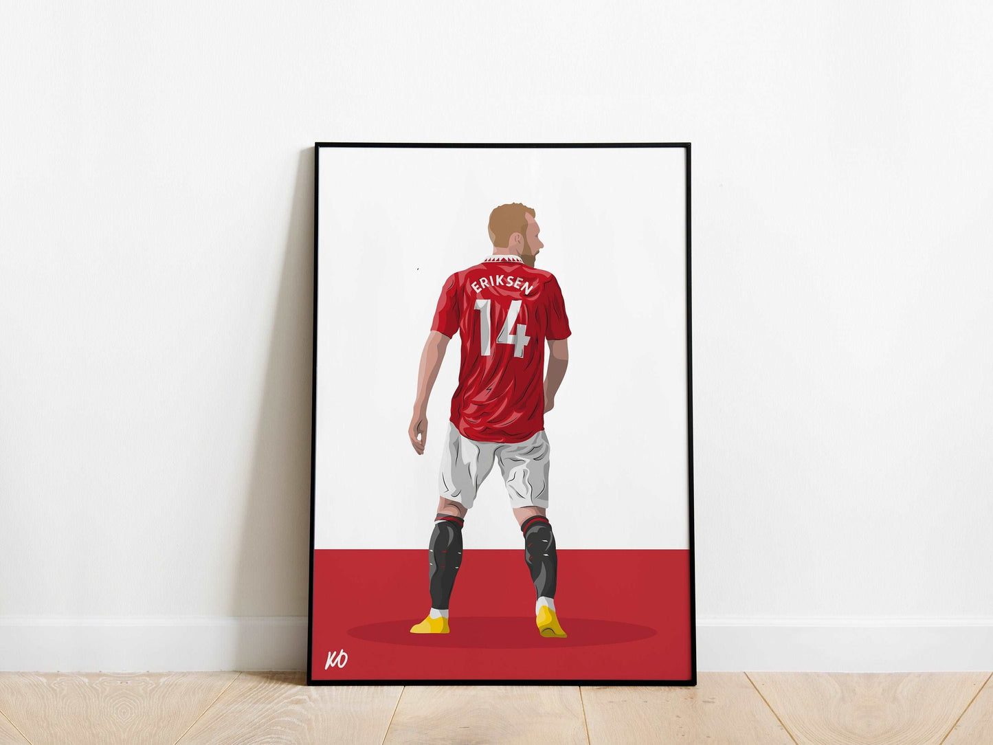 Christian Eriksen Manchester United Poster - KDDesigns6
