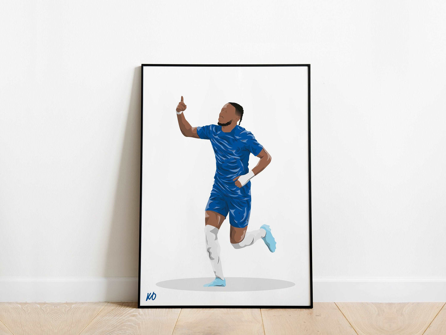 Christopher Nkunku Chelsea Poster - KDDesigns6