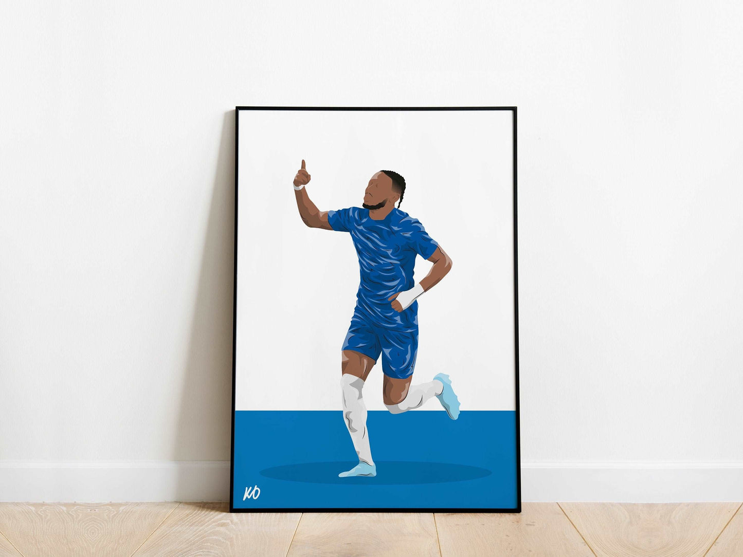 Christopher Nkunku Chelsea Poster - KDDesigns6