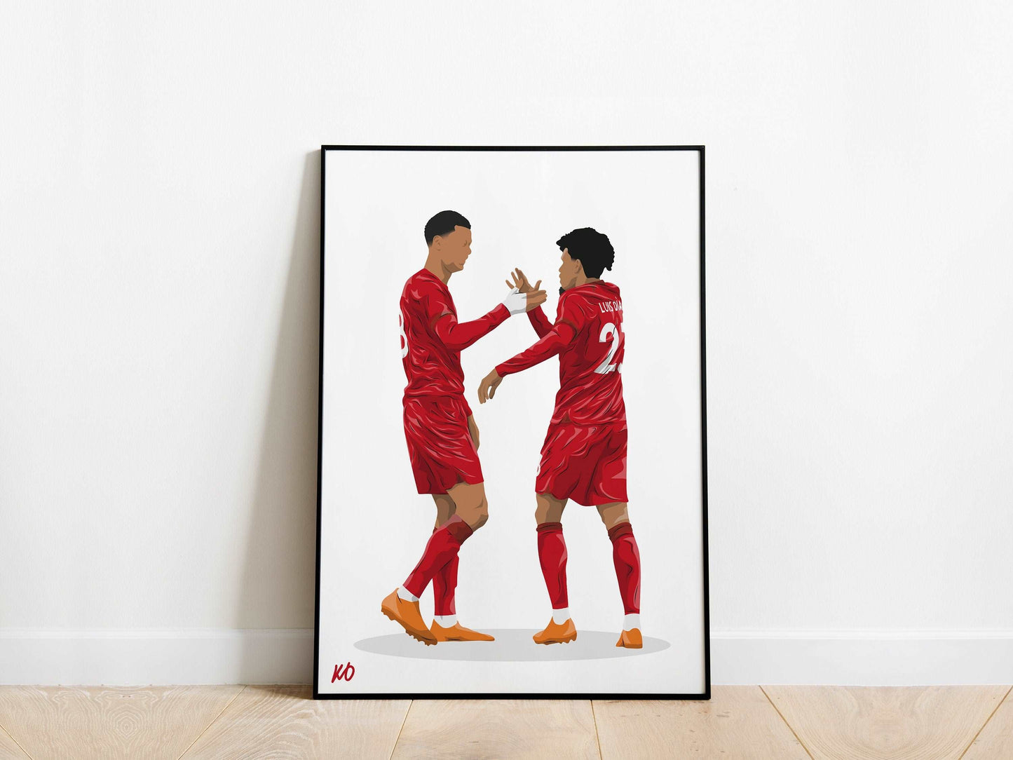 Cody Gakpo, Luis Diaz Liverpool Poster - KDDesigns6