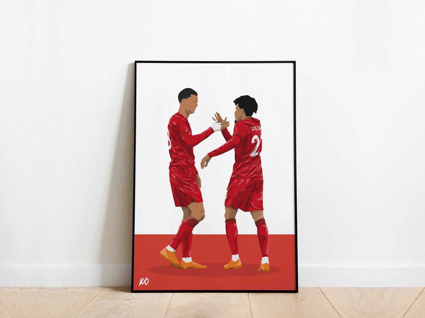 Cody Gakpo, Luis Diaz Liverpool Poster - KDDesigns6