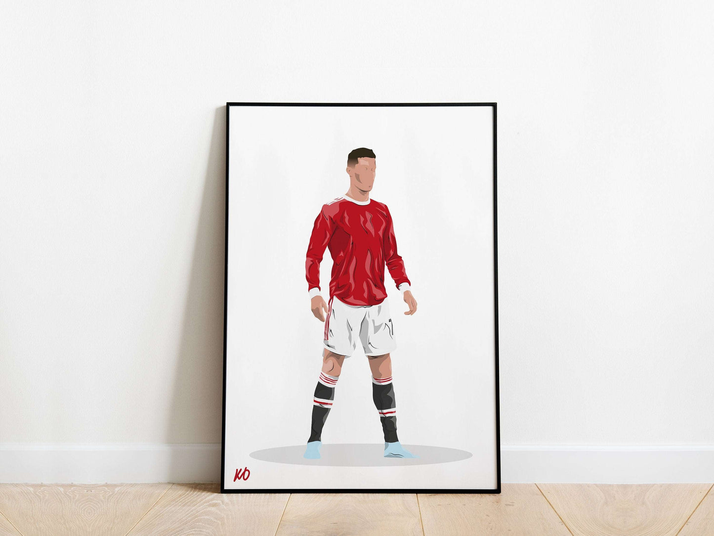 Cristiano Ronaldo Manchester United Poster - KDDesigns6