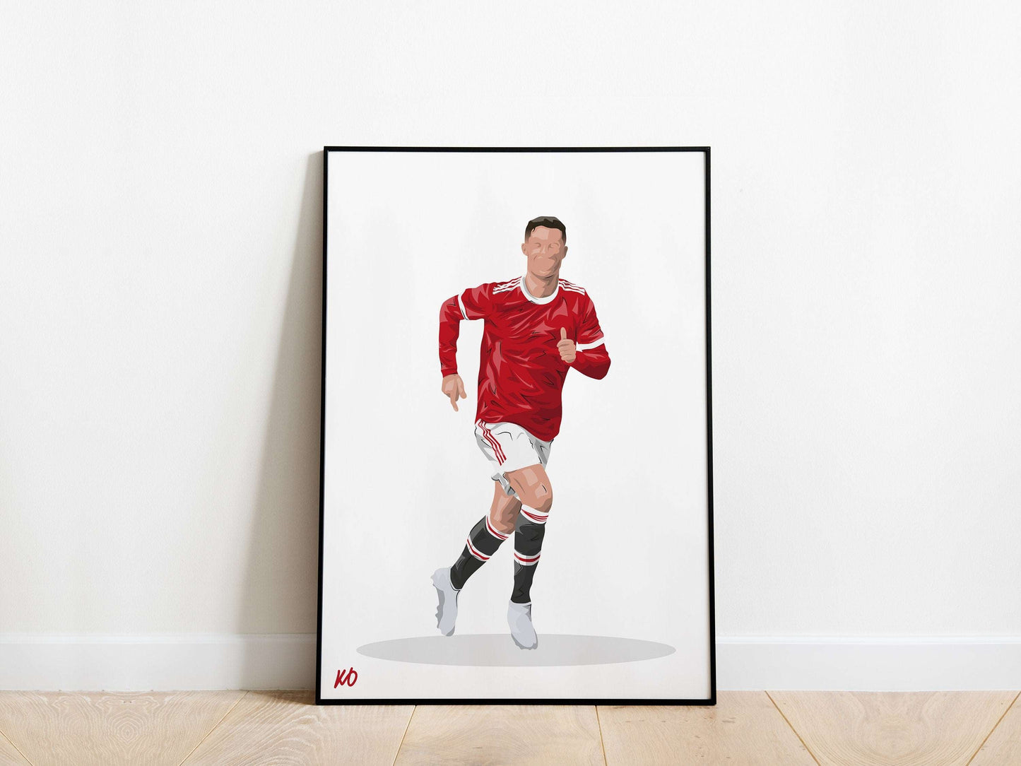 Cristiano Ronaldo Manchester United Poster - KDDesigns6