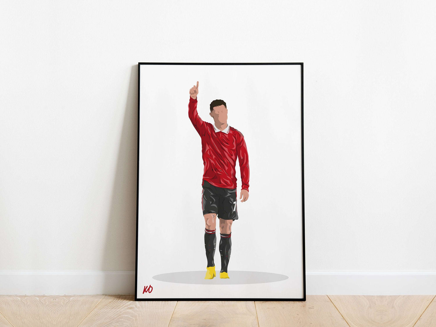 Cristiano Ronaldo Manchester United Poster - KDDesigns6