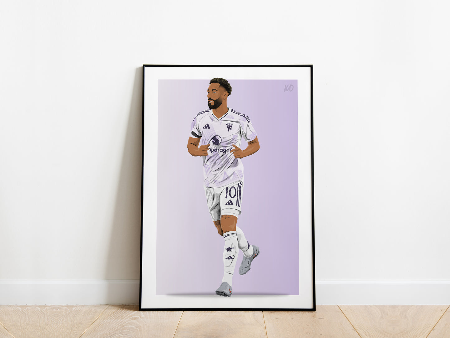 Matheus Cunha Manchester United Debut Poster