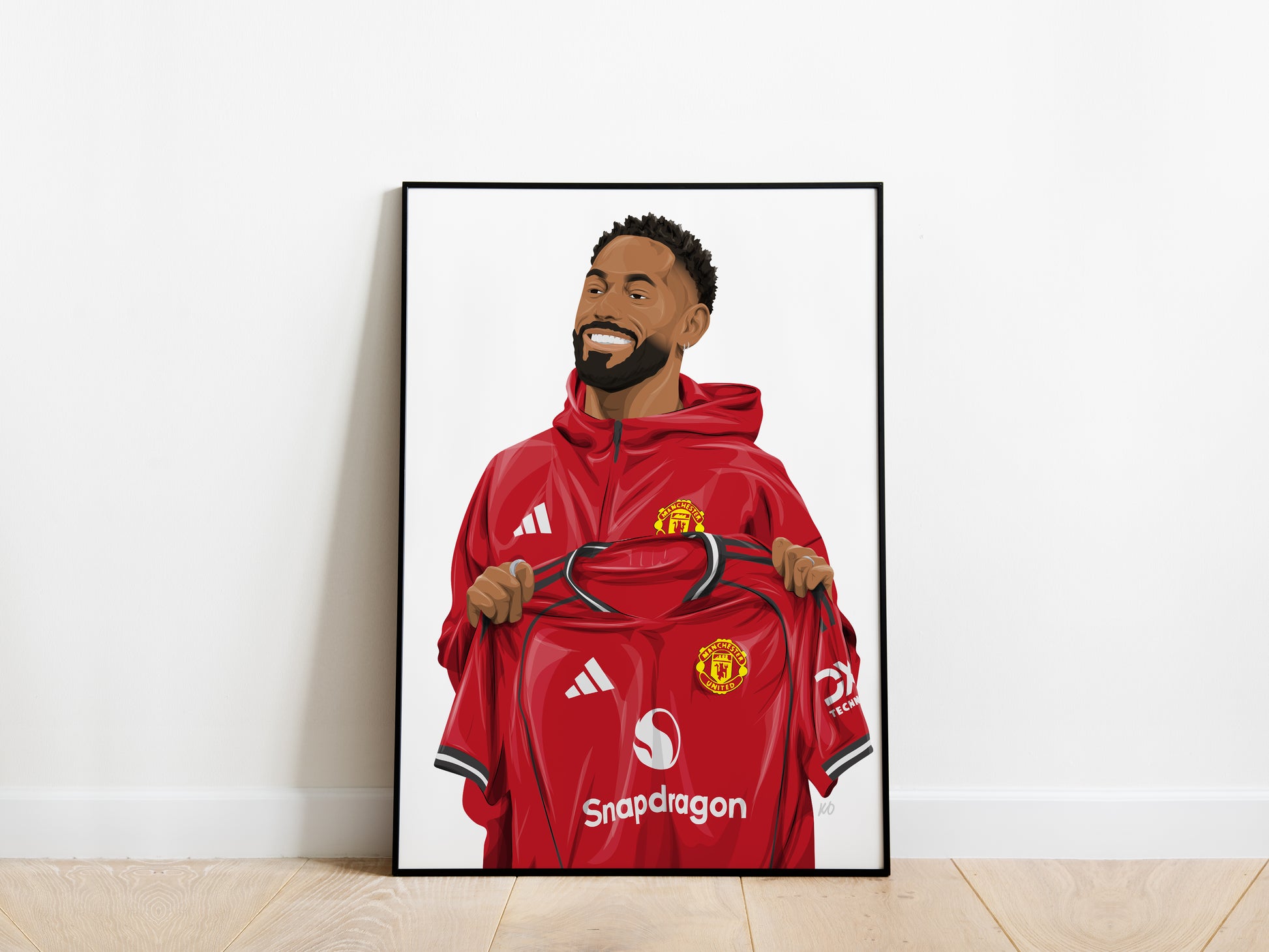 Matheus Cunha Manchester United Poster - KDDesigns6