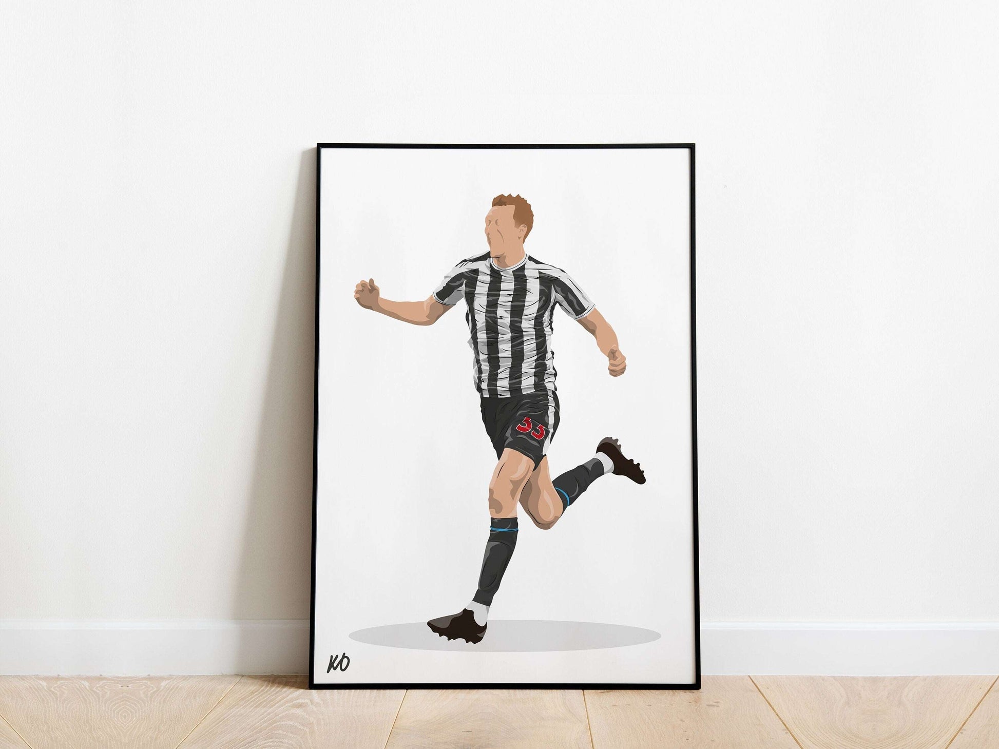 Dan Burn Newcastle United Poster - KDDesigns6
