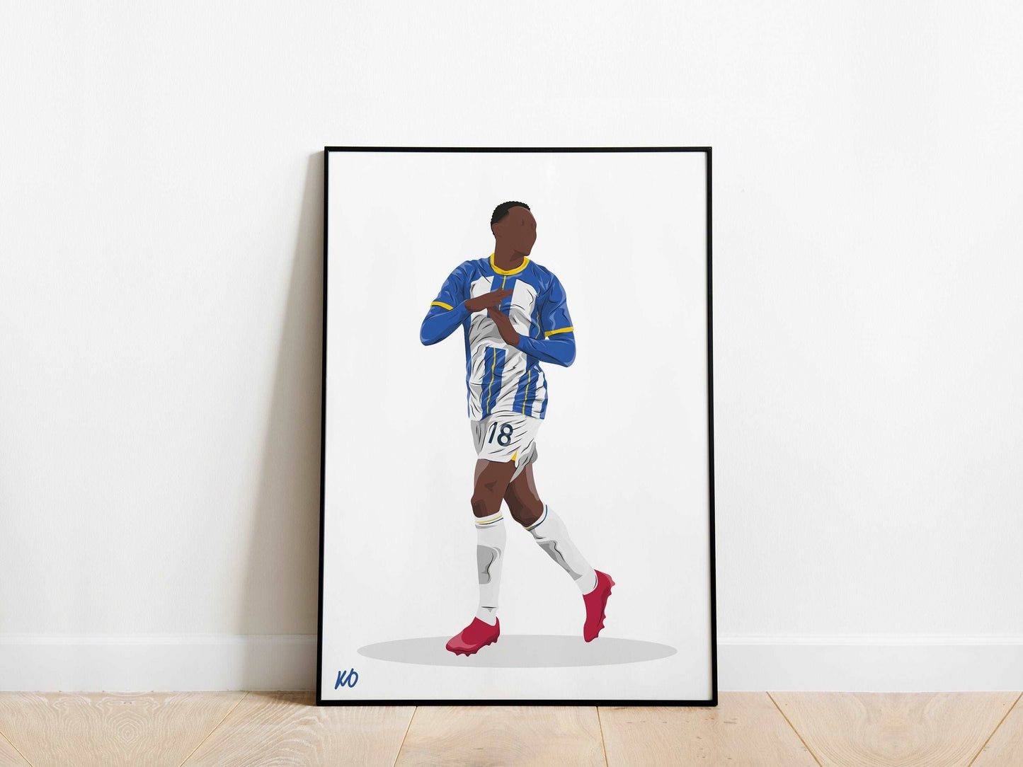 Danny Welbeck Brighton Poster - KDDesigns6