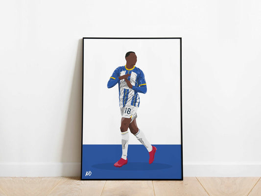 Danny Welbeck Brighton Poster - KDDesigns6