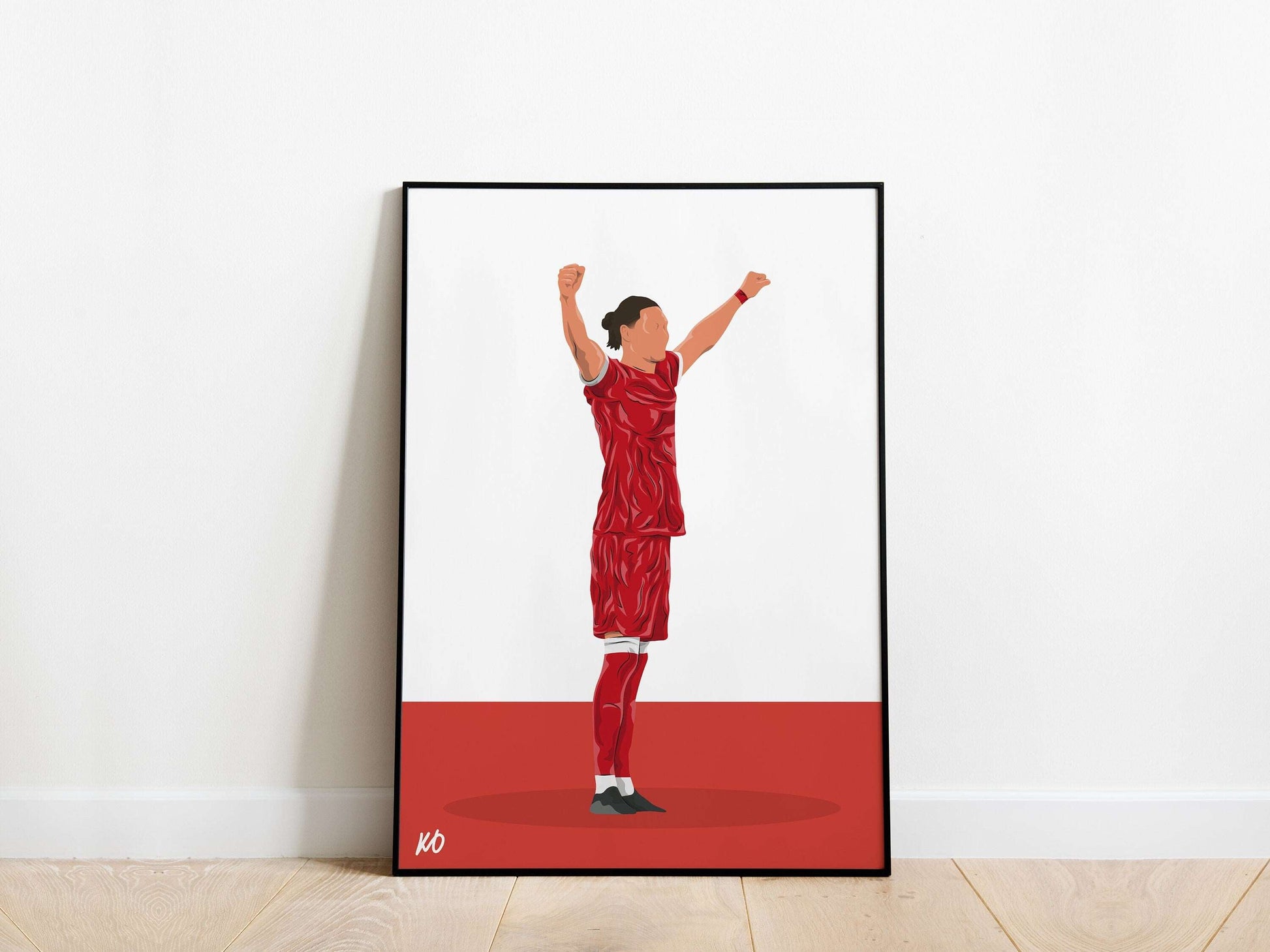 Darwin Nunez Celebration Liverpool Poster - KDDesigns6