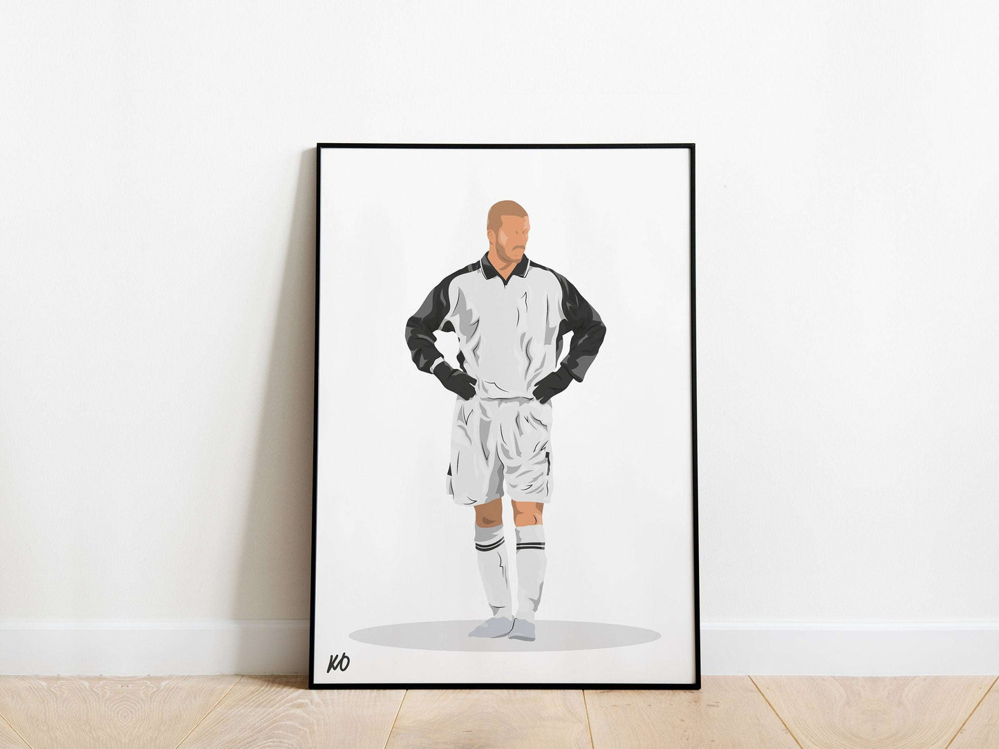 David Beckham Manchester United Poster - KDDesigns6