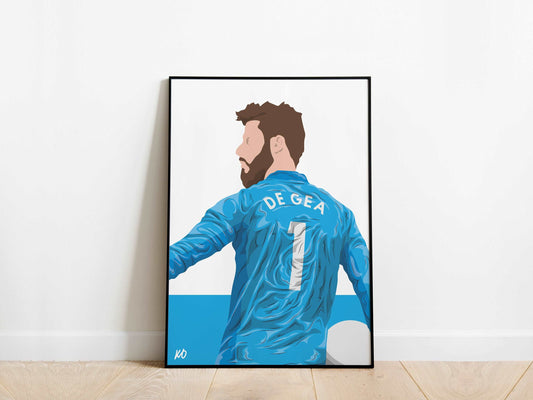 David De Gea Manchester United Poster - KDDesigns6