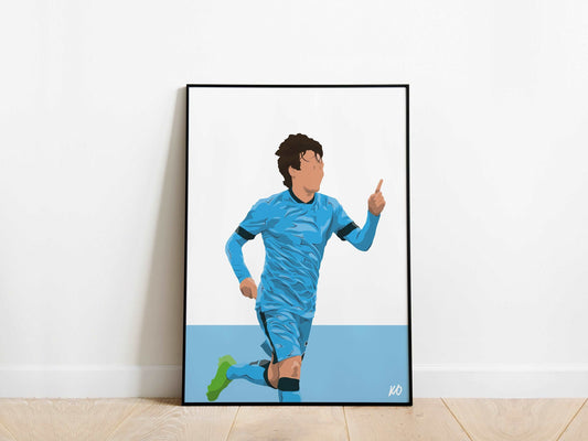 David Silva Man City Poster - KDDesigns6