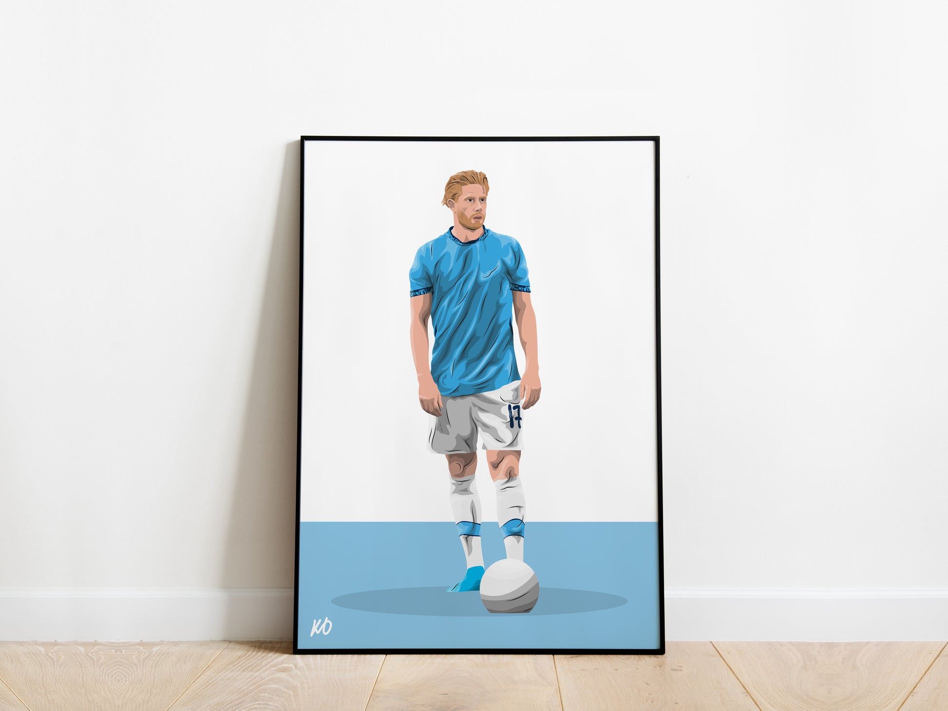 Kevin De Bruyne 24/25 Man City Poster - KDDesigns6