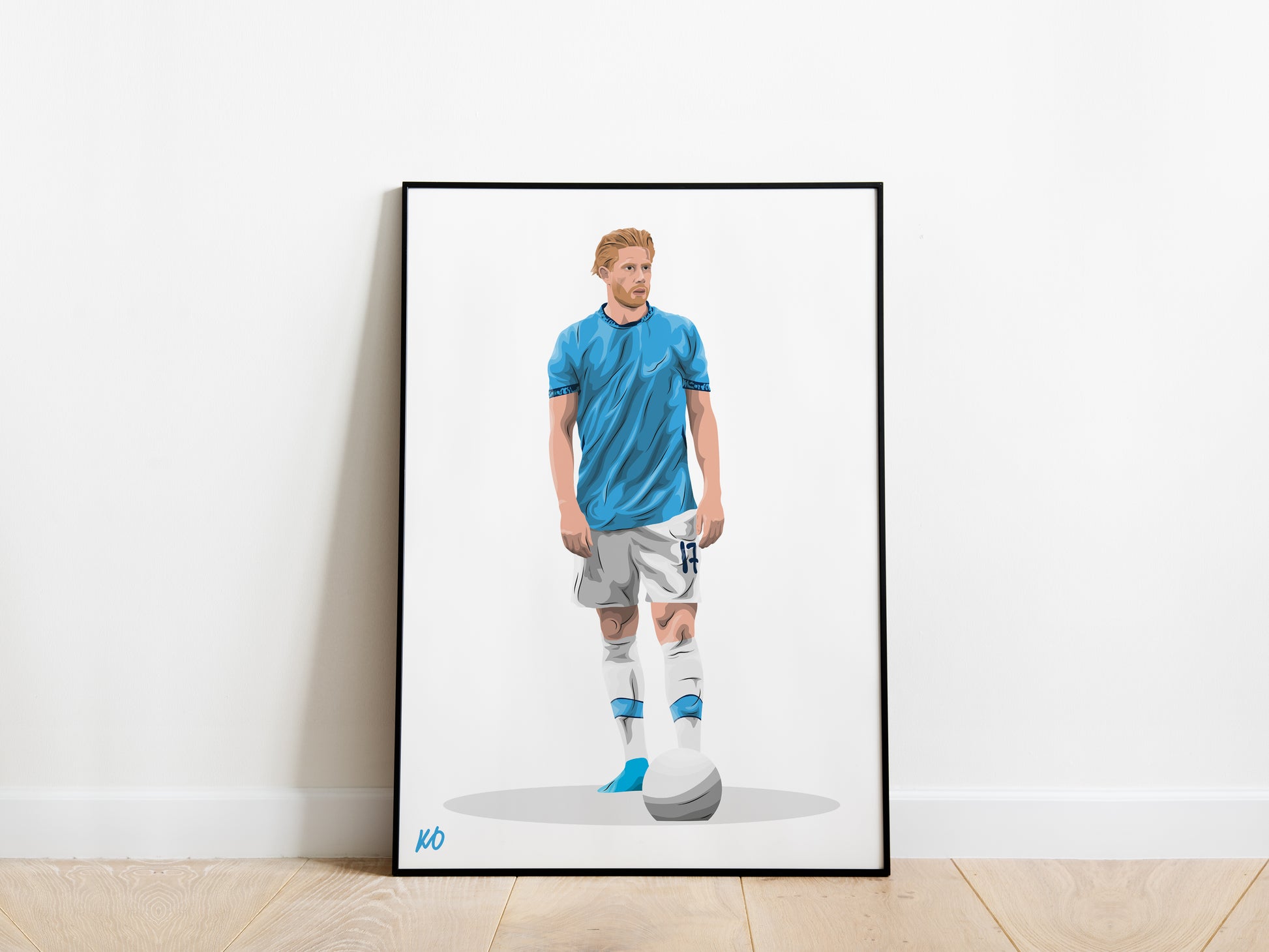 Kevin De Bruyne 24/25 Man City Poster - KDDesigns6